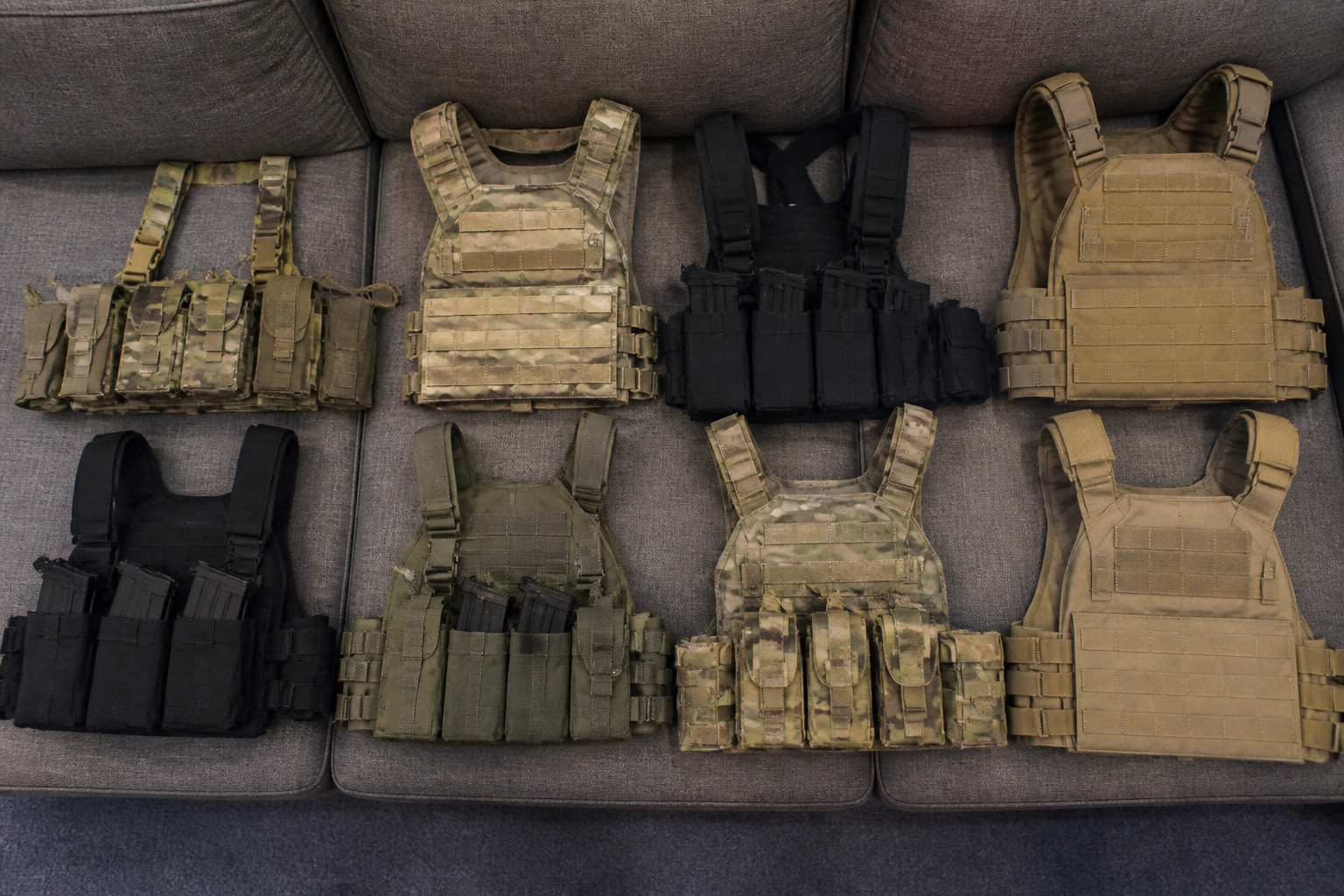 Chest rigs en plate carriers